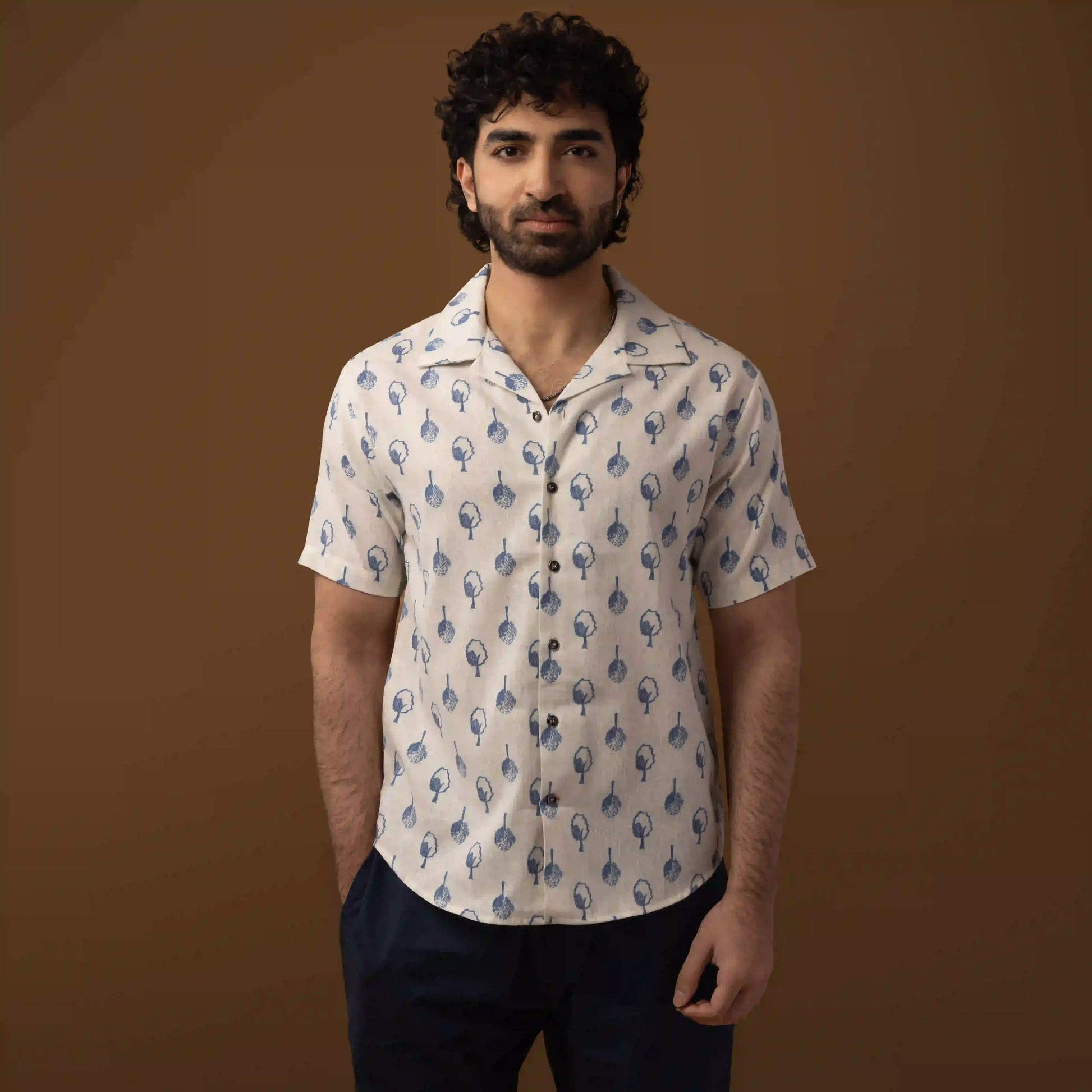 Indigo Grove Hawaiian Shirt