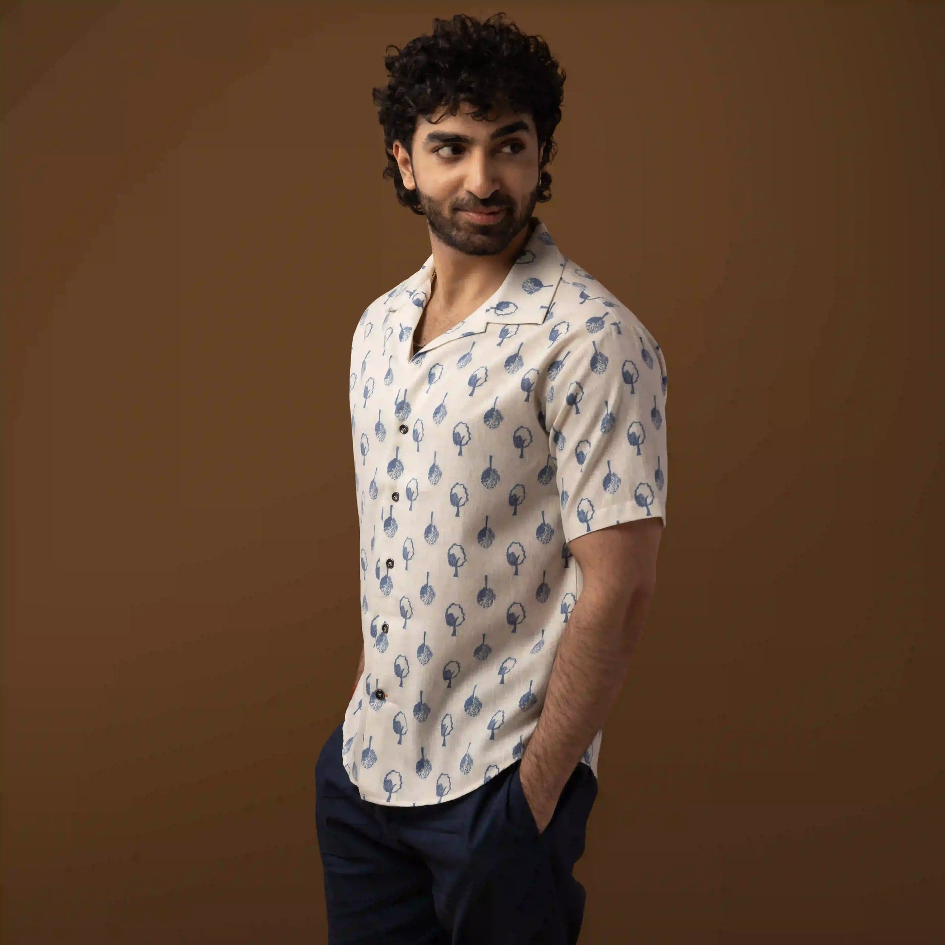 Indigo Grove Hawaiian Shirt